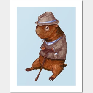 Cornwallace, Gentleman Wombat Posters and Art